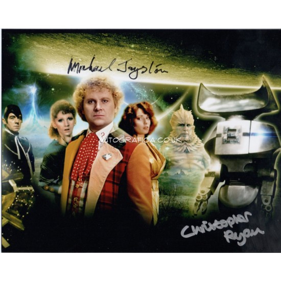 Michael Jayston Christopher Ryan Doctor Who signed genuine autograph photo