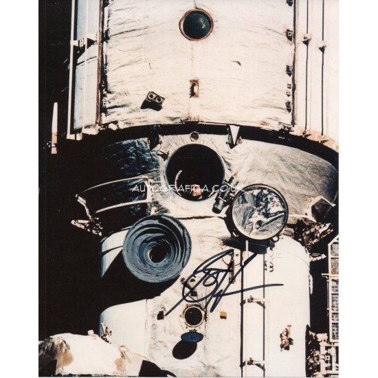 Cosmonaut Polyakov space genuine signed autograph photo 7