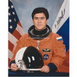 Cosmonaut Salizan Sharipov space signed autograph photo