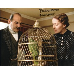Pauline Moran Poirot genuine signed authentic signature photo