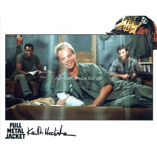 Full Metal Jacket Keith Hodiak genuine signed authentic signature photo