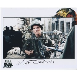 Full Metal Jacket Kieron Jechinis genuine signed authentic signature photo