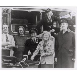 Reg Varney Stephen Lewis on the Buses signed authentic signature photo