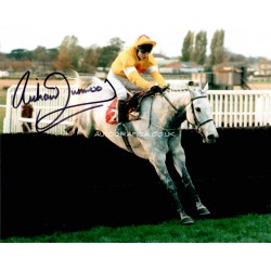Richard Dunwoody Horse Racing signed autograph photo UACC AFTAL