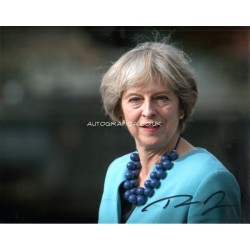 Theresa May Politics PM genuine signed authentic signature photo