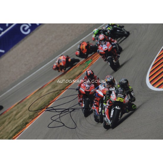 Cal Crutchlow Ducati MotoGP signed autograph signature photo COA