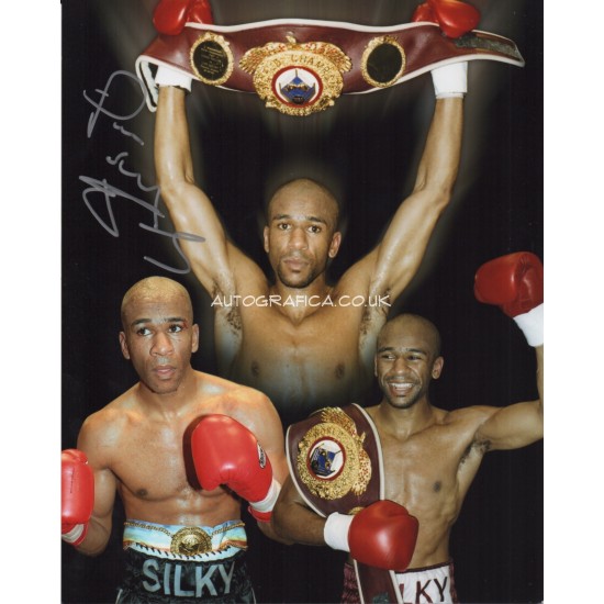 Paul Silky Jones Boxing signed original genuine autograph authentic photo