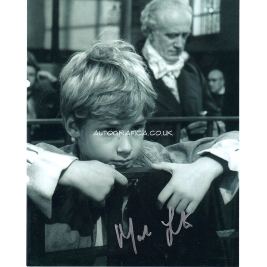 Mark Lester Oliver! authentic genuine signed autograph photo COA UACC