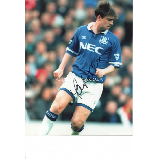 Ian Snodin Everton Football igned authentic signature photo