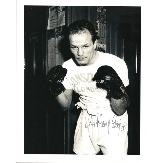 Boxing Henry Cooper Muhammad Ali signed authentic autograph photo