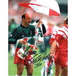 Bruce Grobbelaar Liverpool signed original genuine authentic photo