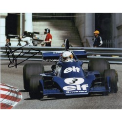 Jody Scheckter Tyrrell F1 genuine signed authentic autograph photo AFTAL