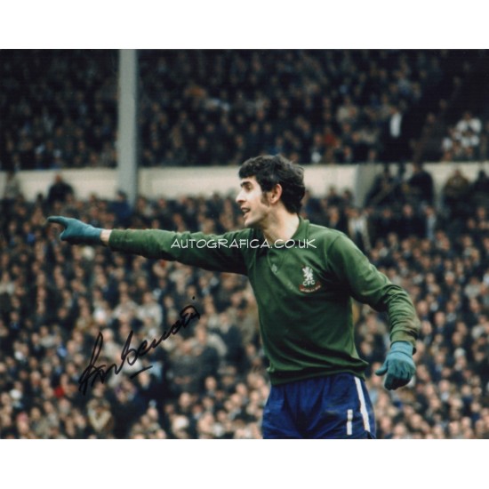 Peter Bonetti Chelsea genuine authentic signed autograph photo.