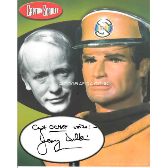 Captain Scarlet Jeremy Wilkins genuine authentic autograph signed image.
