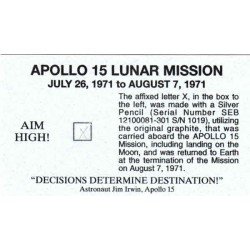 Apollo 15 James Jim Irwin genuine authentic autograph signed image.