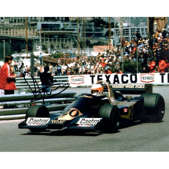 Jody Scheckter F1 Wolf genuine authentic autograph signed photo COA