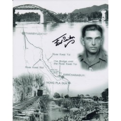 Fred Seiker Bridge on the Rover Kwai genuine authentic autograph signed photo.