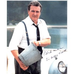 Patrick Macnee James Bond authentic genuine autograph signed photo.