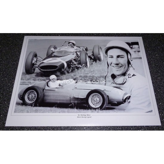 Stirling Moss F1 genuine authentic autograph signed photo 2