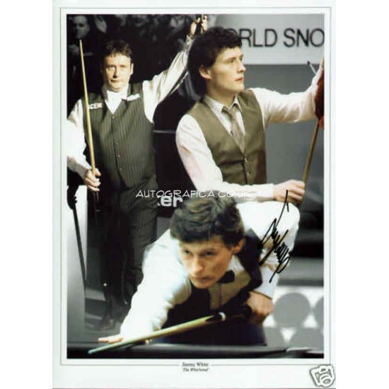 Jimmy White whirlwind snooker genuine authentic autograph signed photo