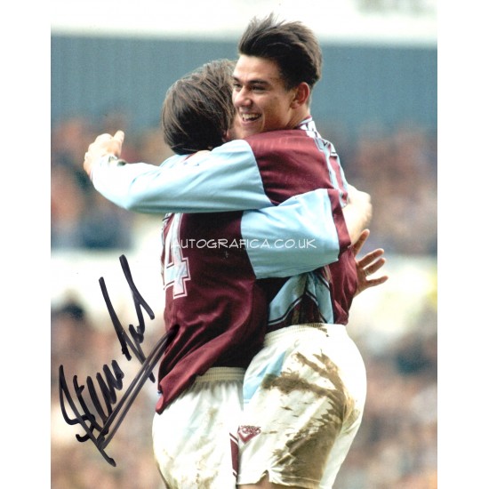 Steve Jones West Ham football genuine authentic autograph signed photo